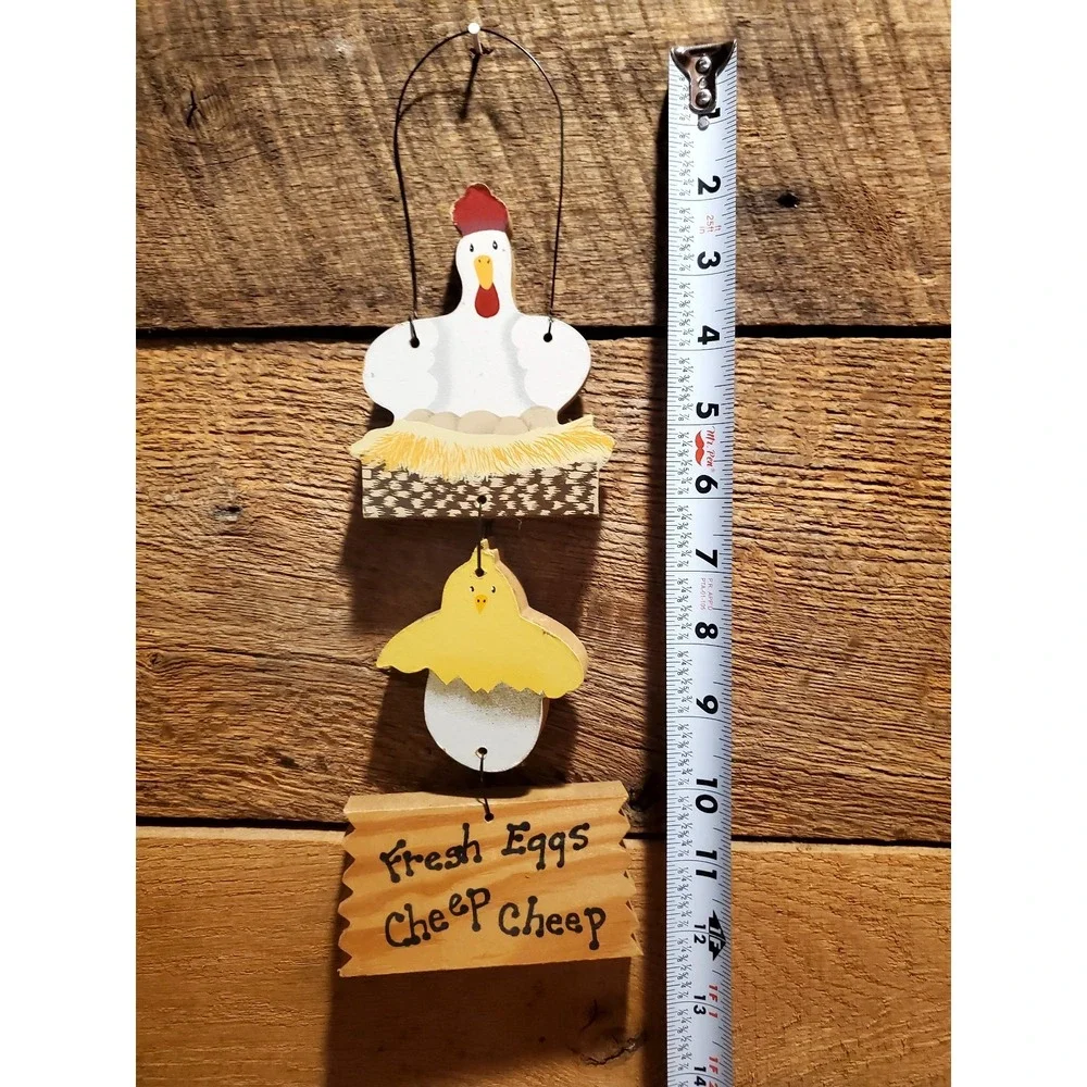 Vintage Chicken Wall Hanging